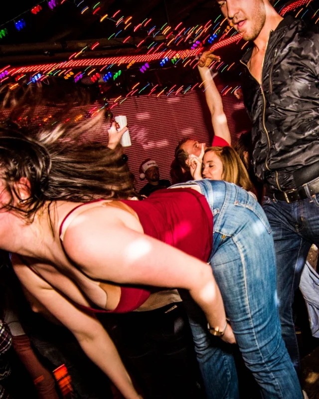 Nonsense: 2018 Holiday Dance Party Spectacular! Friday, December 21, 2018 at The Basement, East Atlanta. Santa! Krampus! Elves! Kimber! Fuller! Edgewood Nasty! Friends! ALL THE LIGHTS! This is Nonsense. Photo by Stephanie Heath/Oh Snap.