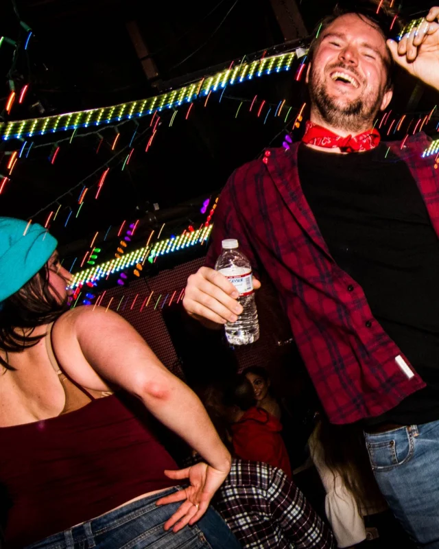 Nonsense: 2018 Holiday Dance Party Spectacular! Friday, December 21, 2018 at The Basement, East Atlanta. Santa! Krampus! Elves! Kimber! Fuller! Edgewood Nasty! Friends! ALL THE LIGHTS! This is Nonsense. Photo by Stephanie Heath/Oh Snap.