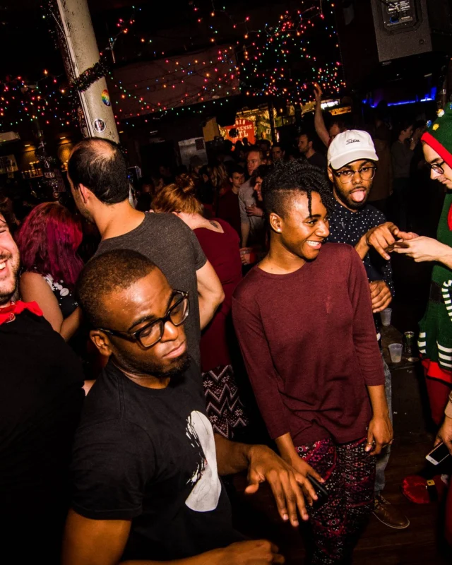 Nonsense: 2018 Holiday Dance Party Spectacular! Friday, December 21, 2018 at The Basement, East Atlanta. Santa! Krampus! Elves! Kimber! Fuller! Edgewood Nasty! Friends! ALL THE LIGHTS! This is Nonsense. Photo by Stephanie Heath/Oh Snap.