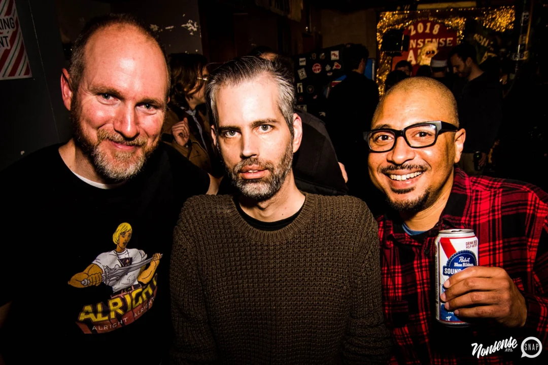 Nonsense: 2018 Holiday Dance Party Spectacular! Friday, December 21, 2018 at The Basement, East Atlanta. Santa! Krampus! Elves! Kimber! Fuller! Edgewood Nasty! Friends! ALL THE LIGHTS! This is Nonsense. Photo by Stephanie Heath/Oh Snap.