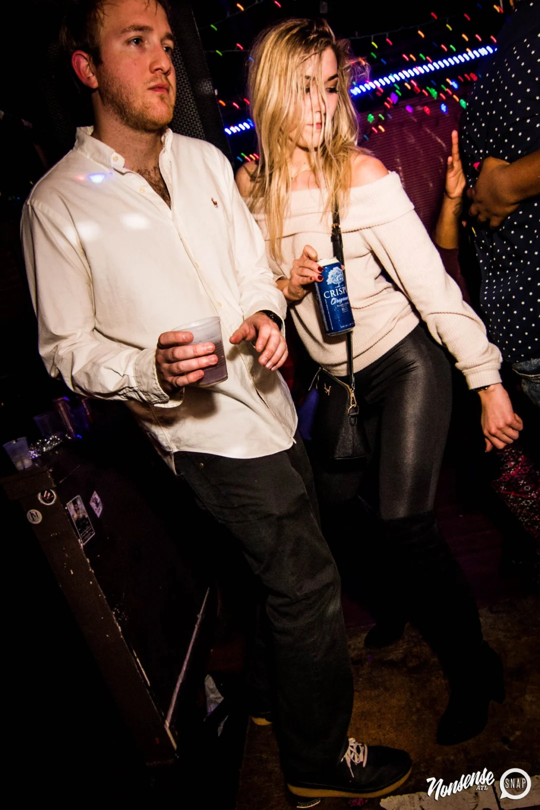 Nonsense: 2018 Holiday Dance Party Spectacular! Friday, December 21, 2018 at The Basement, East Atlanta. Santa! Krampus! Elves! Kimber! Fuller! Edgewood Nasty! Friends! ALL THE LIGHTS! This is Nonsense. Photo by Stephanie Heath/Oh Snap.