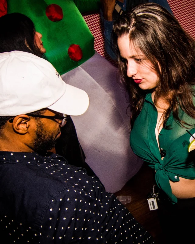 Nonsense: 2018 Holiday Dance Party Spectacular! Friday, December 21, 2018 at The Basement, East Atlanta. Santa! Krampus! Elves! Kimber! Fuller! Edgewood Nasty! Friends! ALL THE LIGHTS! This is Nonsense. Photo by Stephanie Heath/Oh Snap.