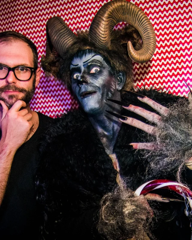 Nonsense: 2018 Holiday Dance Party Spectacular! Friday, December 21, 2018 at The Basement, East Atlanta. Santa! Krampus! Elves! Kimber! Fuller! Edgewood Nasty! Friends! ALL THE LIGHTS! This is Nonsense. Photo by Stephanie Heath/Oh Snap.