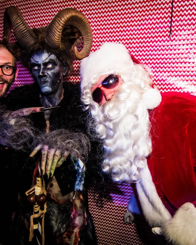 Nonsense: 2018 Holiday Dance Party Spectacular! Friday, December 21, 2018 at The Basement, East Atlanta. Santa! Krampus! Elves! Kimber! Fuller! Edgewood Nasty! Friends! ALL THE LIGHTS! This is Nonsense. Photo by Stephanie Heath/Oh Snap.