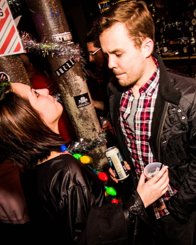 Nonsense: 2018 Holiday Dance Party Spectacular! Friday, December 21, 2018 at The Basement, East Atlanta. Santa! Krampus! Elves! Kimber! Fuller! Edgewood Nasty! Friends! ALL THE LIGHTS! This is Nonsense. Photo by Stephanie Heath/Oh Snap.
