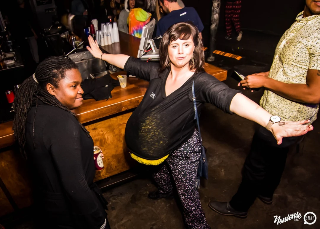 Nonsense: Slumber Party - January 18, 2019 at The Basement, East Atlanta. Nonsense will give you a new experience and reason to leave the couch on the 3rd Friday of every month! Kimber is the DJ. Photos by OhSnap.