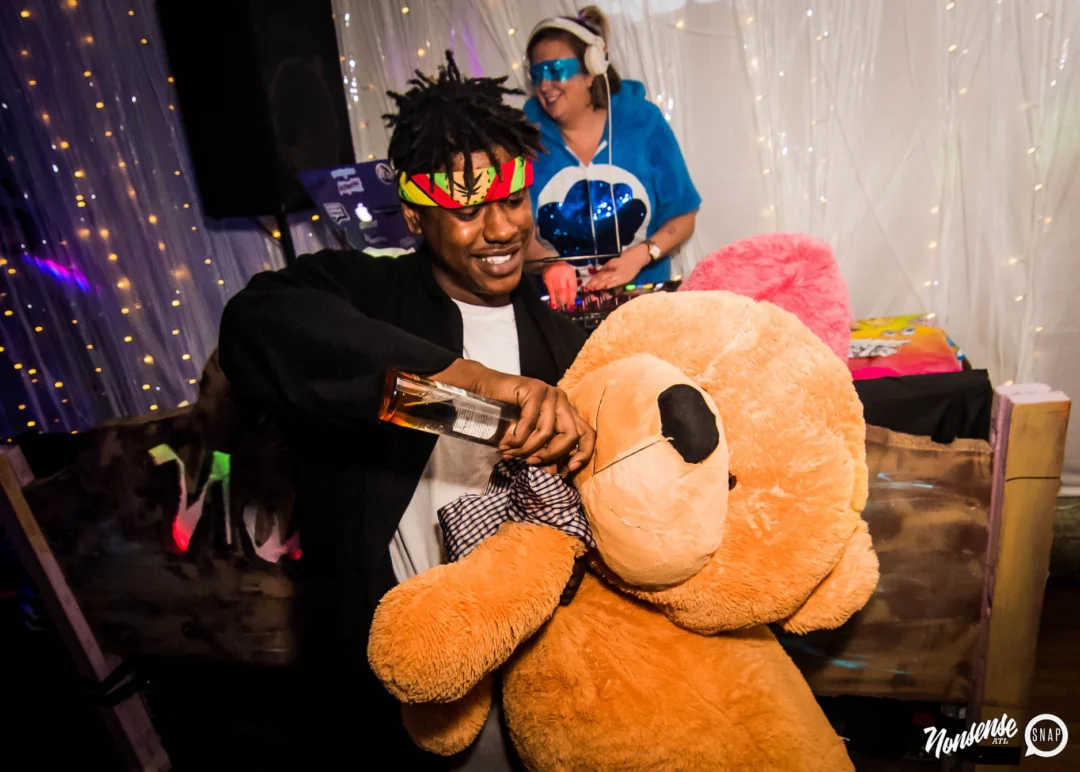 Nonsense: Slumber Party - January 18, 2019 at The Basement, East Atlanta. Nonsense will give you a new experience and reason to leave the couch on the 3rd Friday of every month! Kimber is the DJ. Photos by OhSnap.
