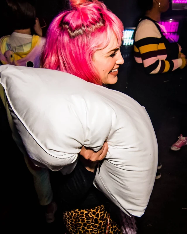 Nonsense: Slumber Party - January 18, 2019 at The Basement, East Atlanta. Nonsense will give you a new experience and reason to leave the couch on the 3rd Friday of every month! Kimber is the DJ. Photos by OhSnap.