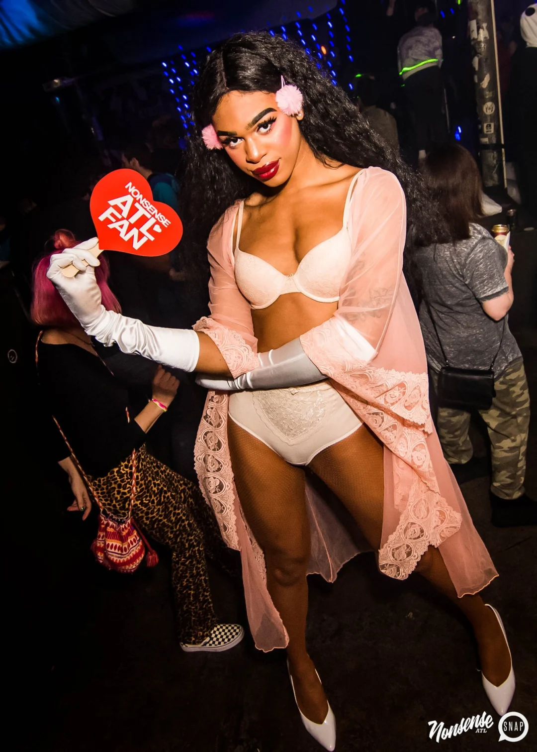 Nonsense: Slumber Party - January 18, 2019 at The Basement, East Atlanta. Nonsense will give you a new experience and reason to leave the couch on the 3rd Friday of every month! Kimber is the DJ. Photos by OhSnap.