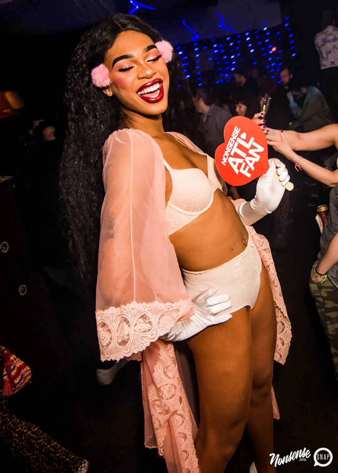 Nonsense: Slumber Party - January 18, 2019 at The Basement, East Atlanta. Nonsense will give you a new experience and reason to leave the couch on the 3rd Friday of every month! Kimber is the DJ. Photos by OhSnap.