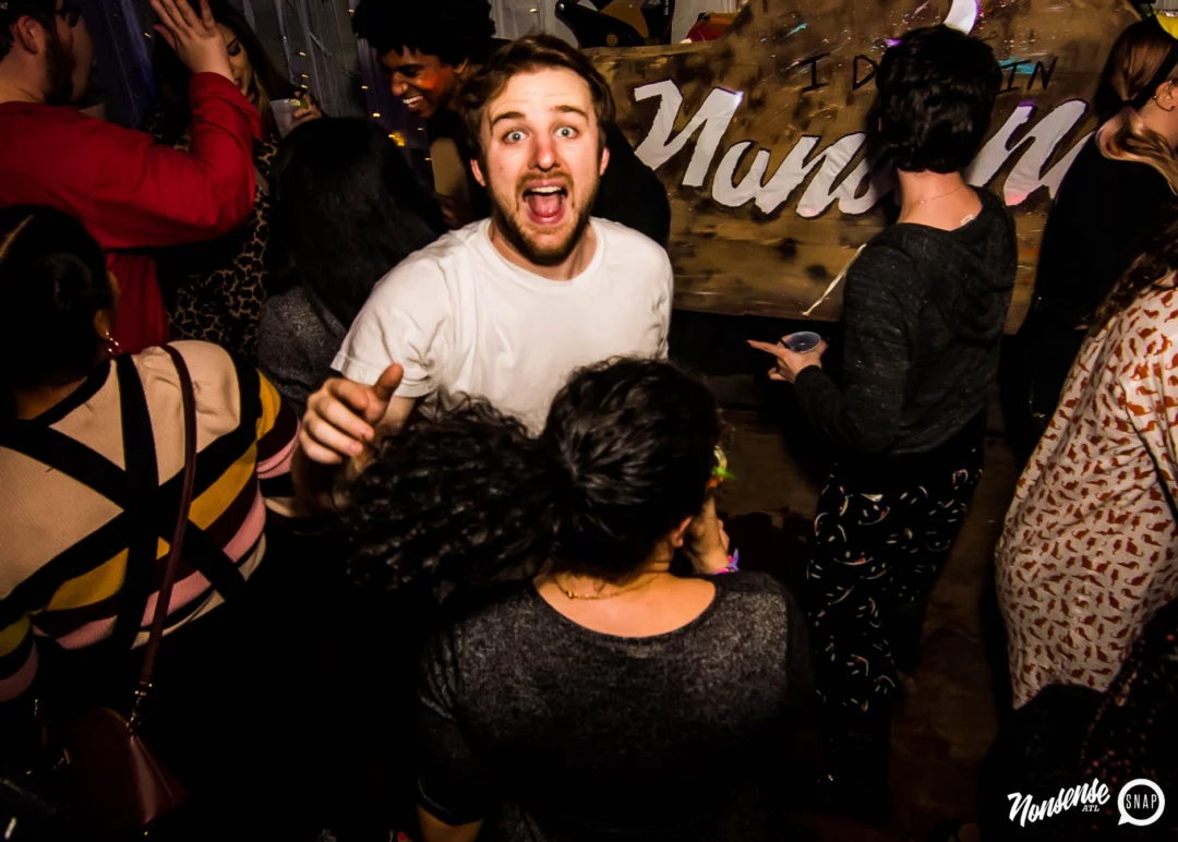 Nonsense: Slumber Party - January 18, 2019 at The Basement, East Atlanta. Nonsense will give you a new experience and reason to leave the couch on the 3rd Friday of every month! Kimber is the DJ. Photos by OhSnap.