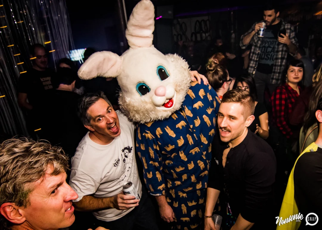 Nonsense: Slumber Party - January 18, 2019 at The Basement, East Atlanta. Nonsense will give you a new experience and reason to leave the couch on the 3rd Friday of every month! Kimber is the DJ. Photos by OhSnap.