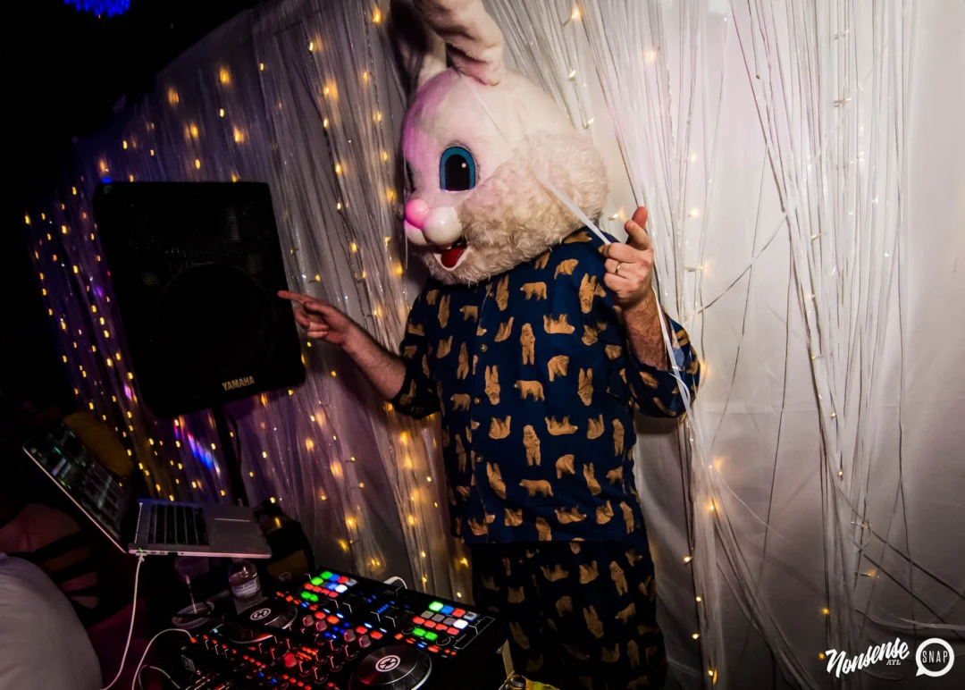 Nonsense: Slumber Party - January 18, 2019 at The Basement, East Atlanta. Nonsense will give you a new experience and reason to leave the couch on the 3rd Friday of every month! Kimber is the DJ. Photos by OhSnap.