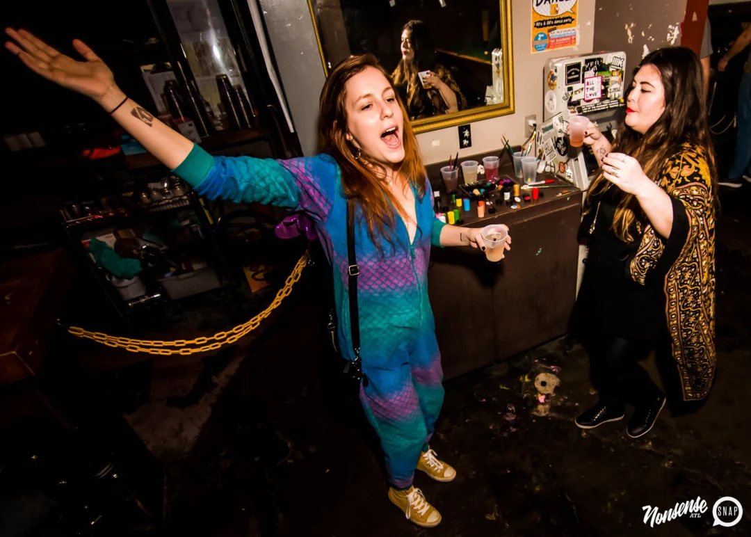 Nonsense: Slumber Party - January 18, 2019 at The Basement, East Atlanta. Nonsense will give you a new experience and reason to leave the couch on the 3rd Friday of every month! Kimber is the DJ. Photos by OhSnap.