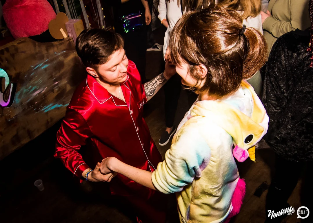 Nonsense: Slumber Party - January 18, 2019 at The Basement, East Atlanta. Nonsense will give you a new experience and reason to leave the couch on the 3rd Friday of every month! Kimber is the DJ. Photos by OhSnap.