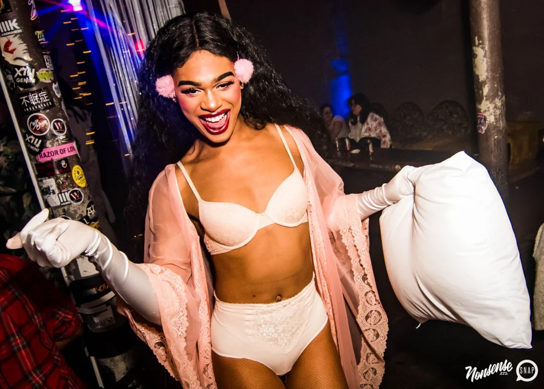 Nonsense: Slumber Party - January 18, 2019 at The Basement, East Atlanta. Nonsense will give you a new experience and reason to leave the couch on the 3rd Friday of every month! Kimber is the DJ. Photos by OhSnap.