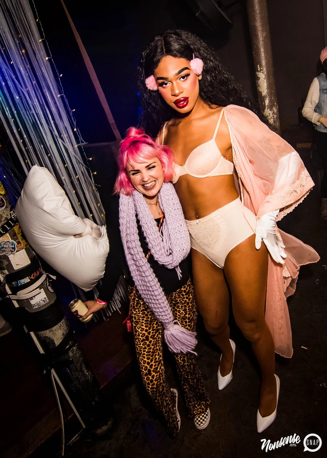 Nonsense: Slumber Party - January 18, 2019 at The Basement, East Atlanta. Nonsense will give you a new experience and reason to leave the couch on the 3rd Friday of every month! Kimber is the DJ. Photos by OhSnap.