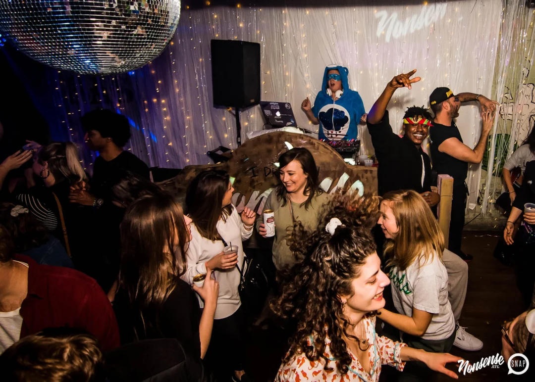 Nonsense: Slumber Party - January 18, 2019 at The Basement, East Atlanta. Nonsense will give you a new experience and reason to leave the couch on the 3rd Friday of every month! Kimber is the DJ. Photos by OhSnap.