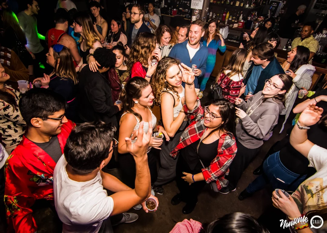 Nonsense: Slumber Party - January 18, 2019 at The Basement, East Atlanta. Nonsense will give you a new experience and reason to leave the couch on the 3rd Friday of every month! Kimber is the DJ. Photos by OhSnap.