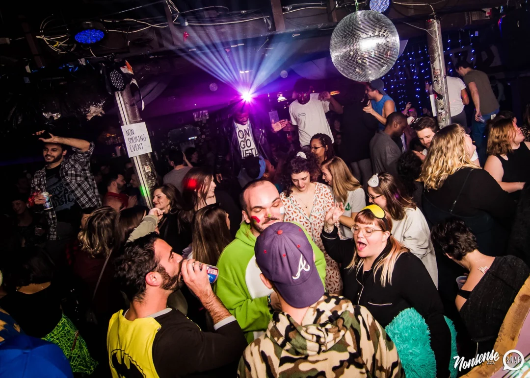 Nonsense: Slumber Party - January 18, 2019 at The Basement, East Atlanta. Nonsense will give you a new experience and reason to leave the couch on the 3rd Friday of every month! Kimber is the DJ. Photos by OhSnap.