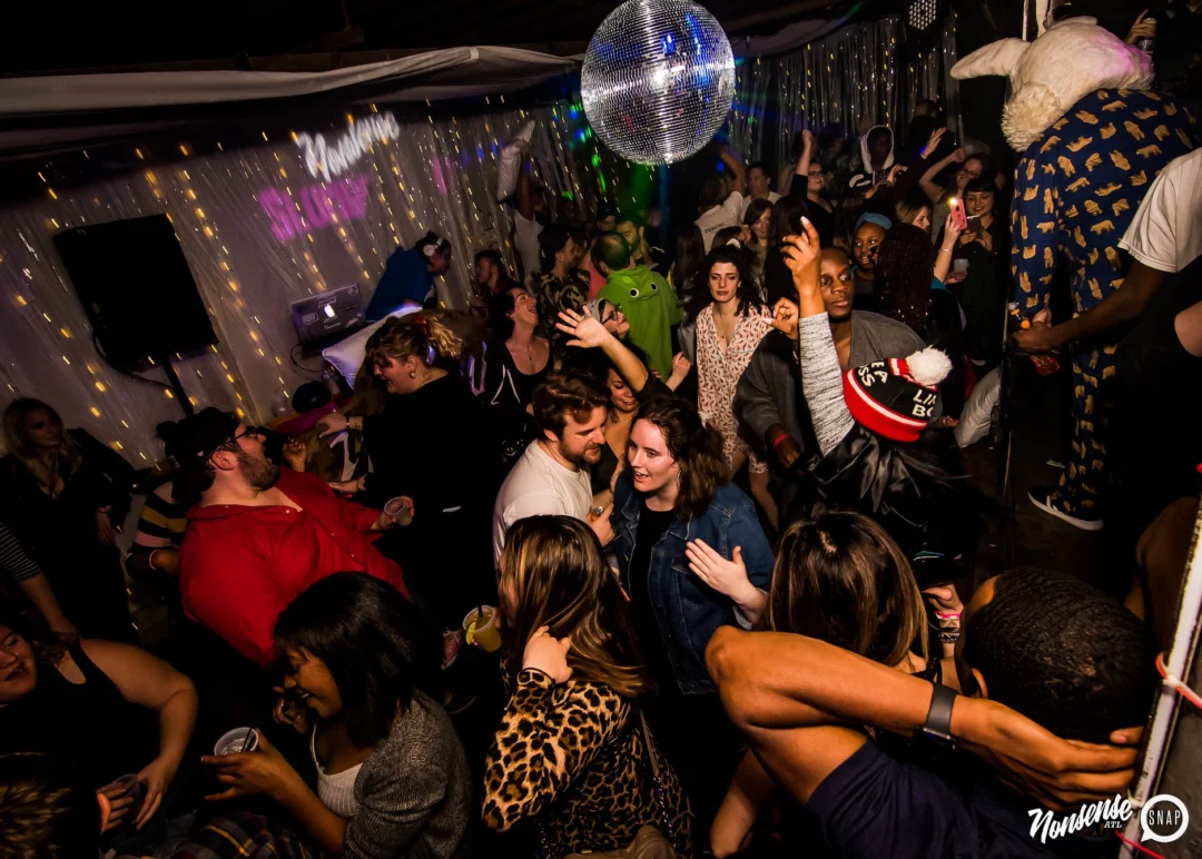Nonsense: Slumber Party - January 18, 2019 at The Basement, East Atlanta. Nonsense will give you a new experience and reason to leave the couch on the 3rd Friday of every month! Kimber is the DJ. Photos by OhSnap.