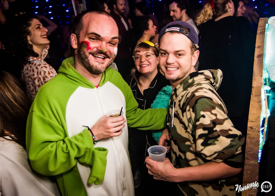 Nonsense: Slumber Party - January 18, 2019 at The Basement, East Atlanta. Nonsense will give you a new experience and reason to leave the couch on the 3rd Friday of every month! Kimber is the DJ. Photos by OhSnap.