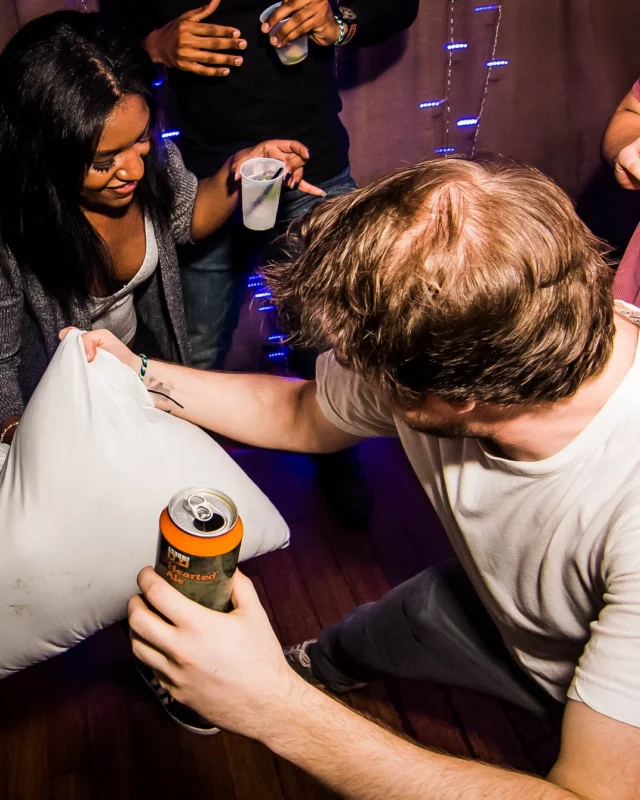 Nonsense: Slumber Party - January 18, 2019 at The Basement, East Atlanta. Nonsense will give you a new experience and reason to leave the couch on the 3rd Friday of every month! Kimber is the DJ. Photos by OhSnap.