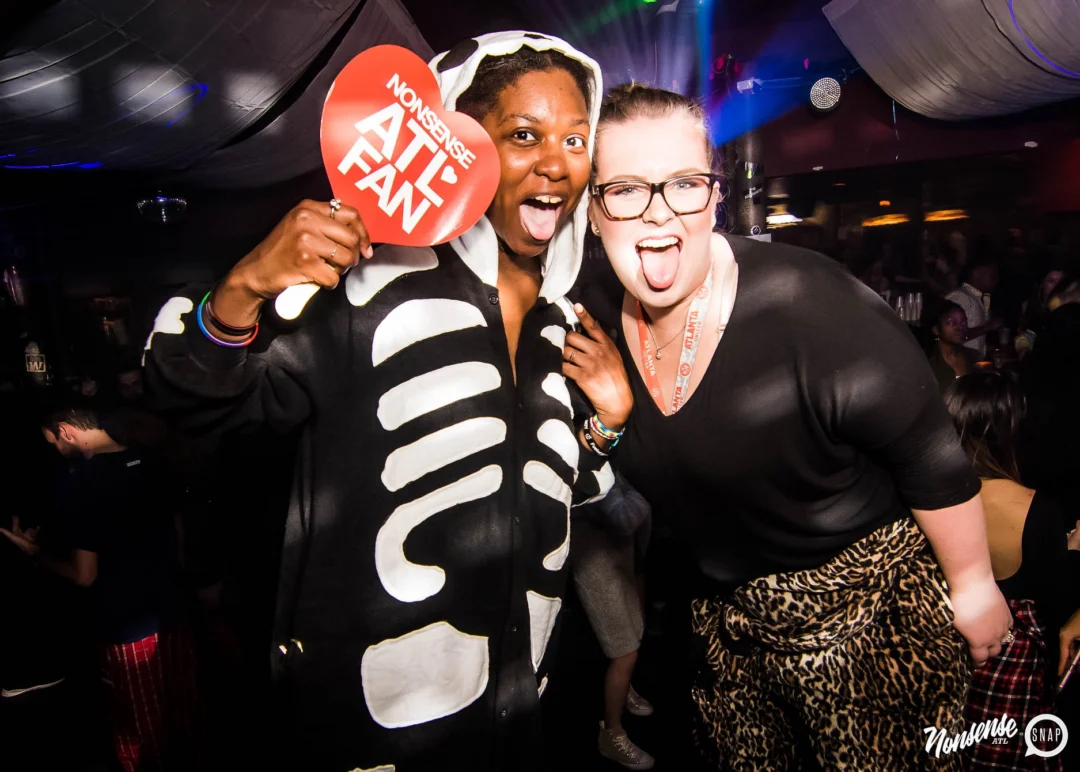 Nonsense: Slumber Party - January 18, 2019 at The Basement, East Atlanta. Nonsense will give you a new experience and reason to leave the couch on the 3rd Friday of every month! Kimber is the DJ. Photos by OhSnap.