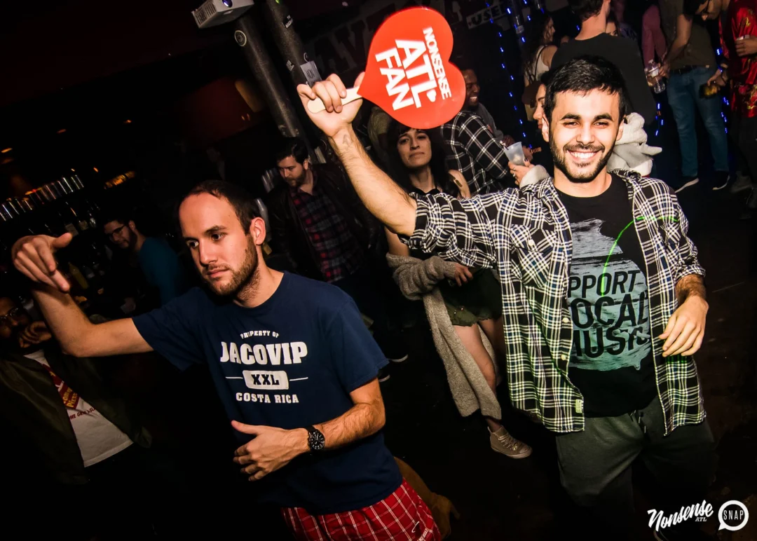 Nonsense: Slumber Party - January 18, 2019 at The Basement, East Atlanta. Nonsense will give you a new experience and reason to leave the couch on the 3rd Friday of every month! Kimber is the DJ. Photos by OhSnap.