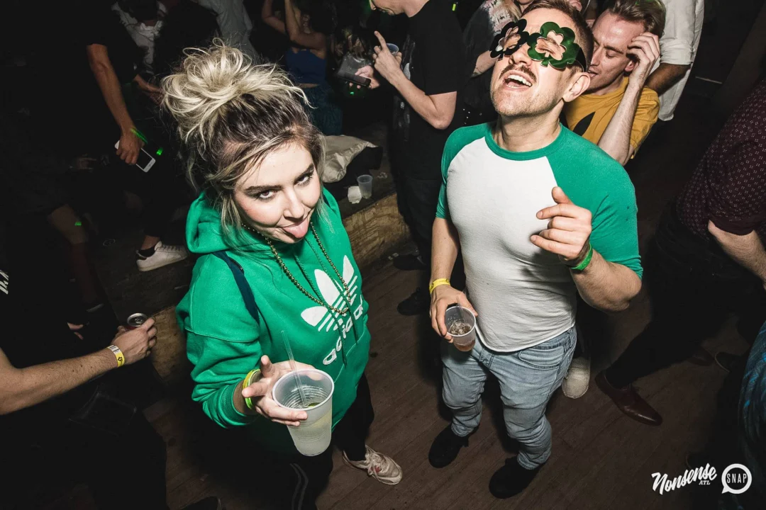 Nonsense Dance Party - St Pats Kickoff! Things got ridiculous at The Basement! Kimber was the DJ! Photos by Oh Snap!