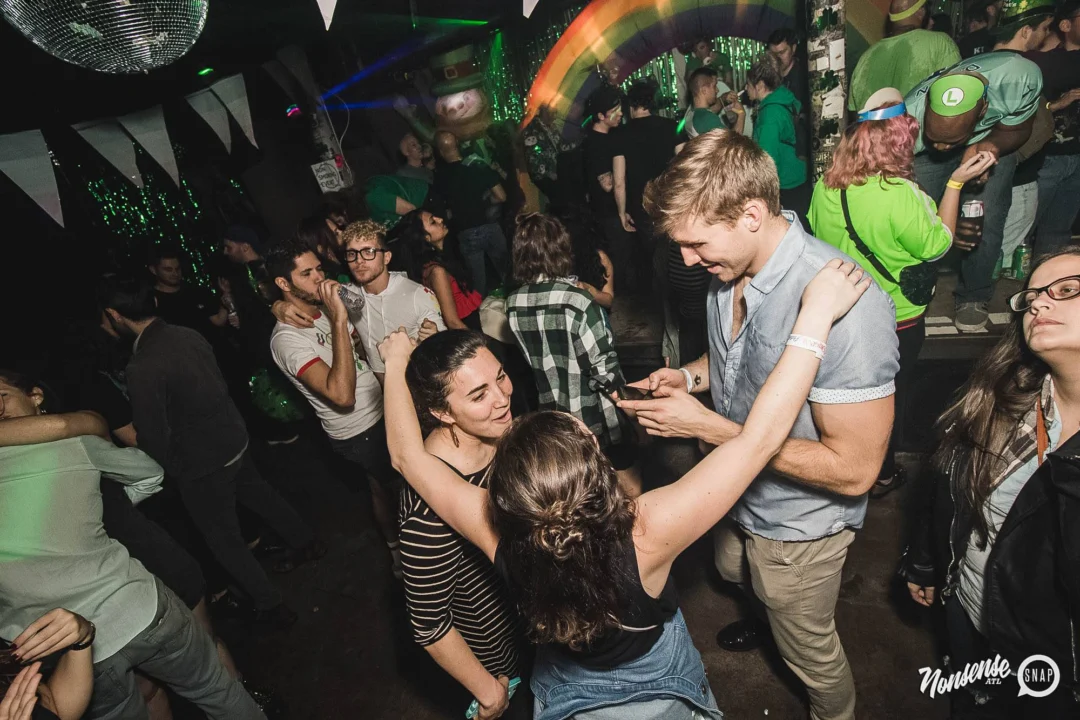 Nonsense Dance Party - St Pats Kickoff! Things got ridiculous at The Basement! Kimber was the DJ! Photos by Oh Snap!
