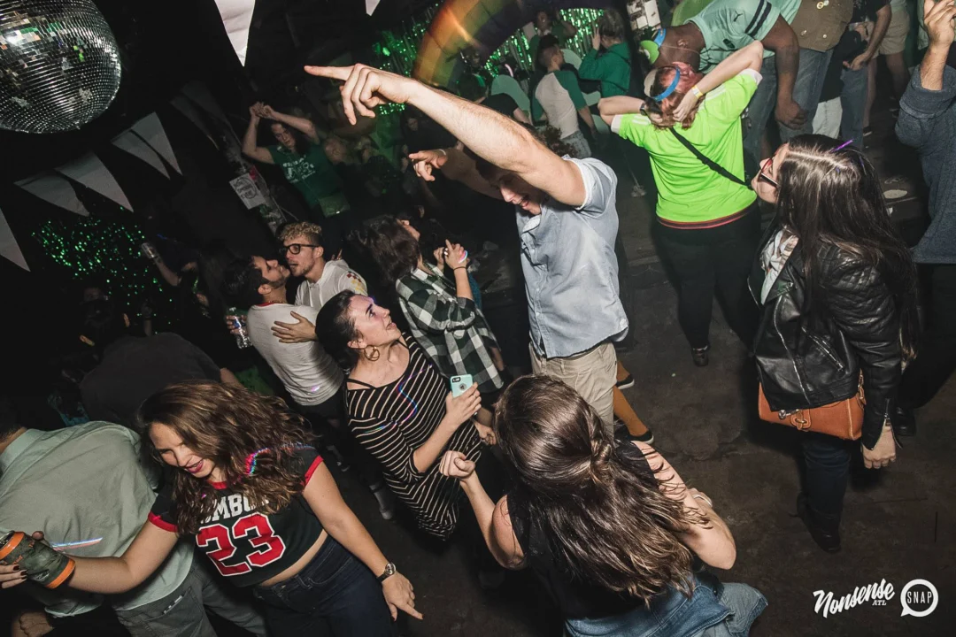 Nonsense Dance Party - St Pats Kickoff! Things got ridiculous at The Basement! Kimber was the DJ! Photos by Oh Snap!