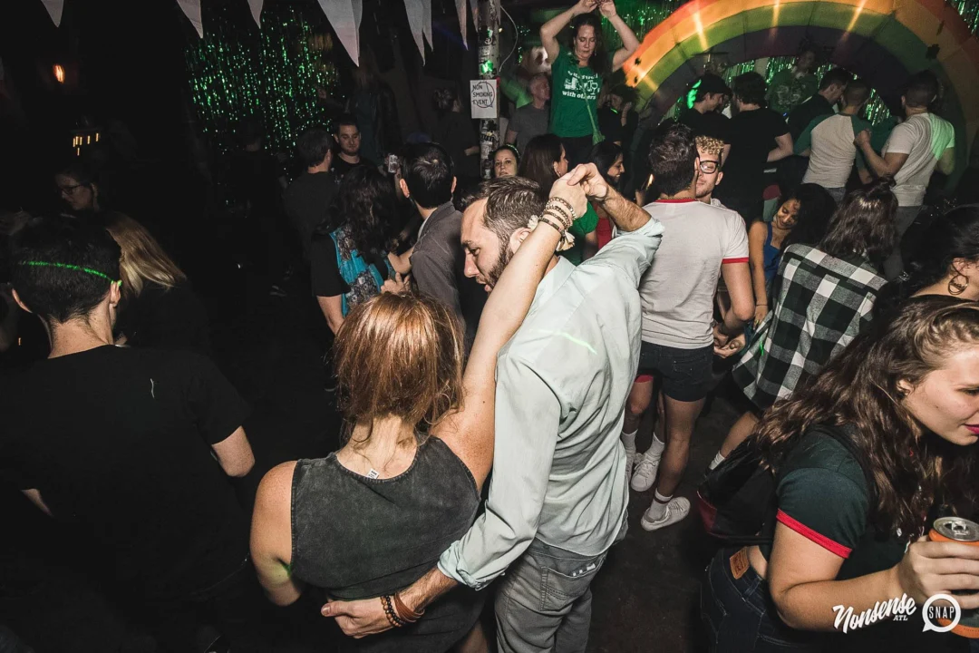 Nonsense Dance Party - St Pats Kickoff! Things got ridiculous at The Basement! Kimber was the DJ! Photos by Oh Snap!