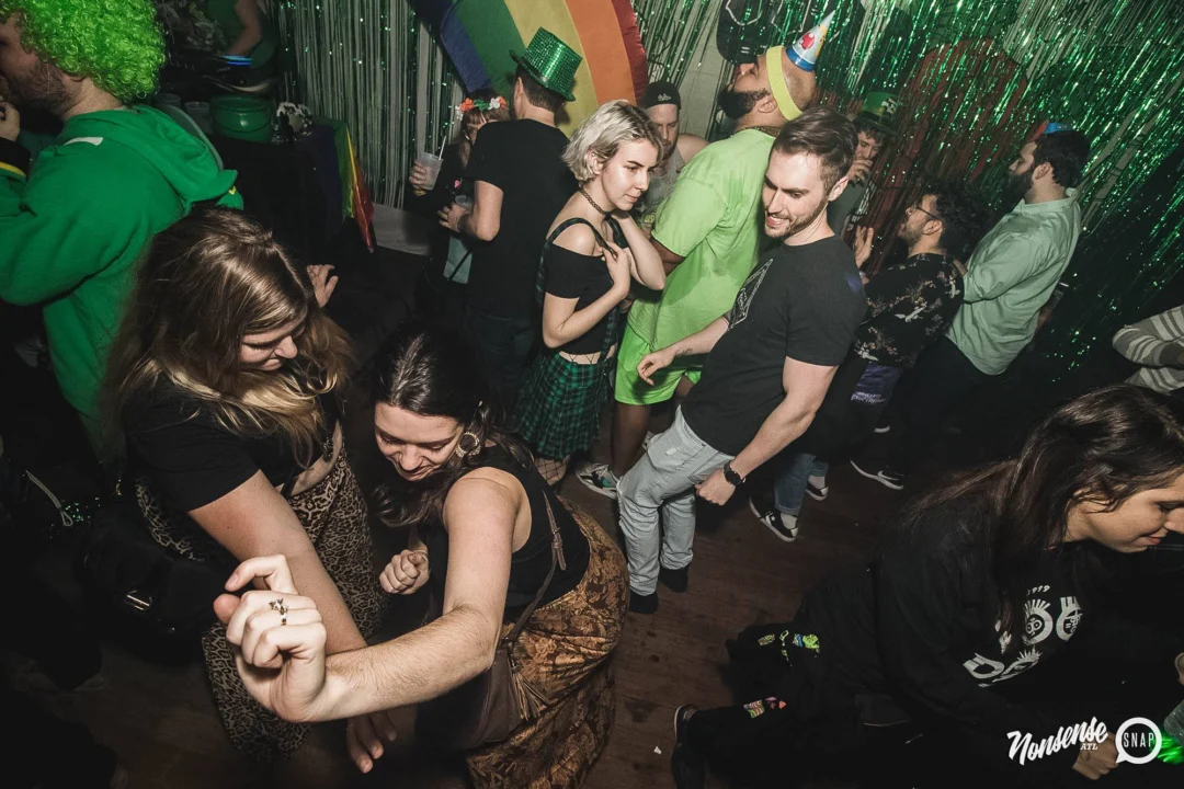 Nonsense Dance Party - St Pats Kickoff! Things got ridiculous at The Basement! Kimber was the DJ! Photos by Oh Snap!
