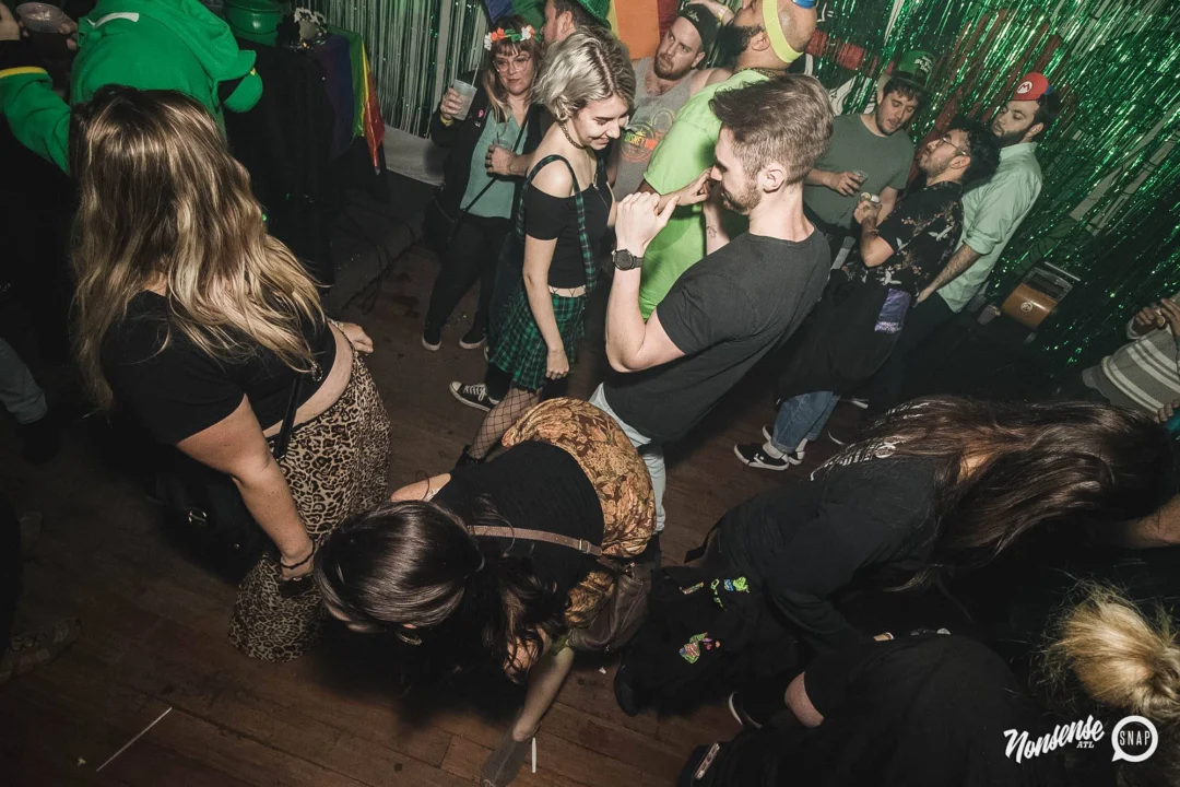 Nonsense Dance Party - St Pats Kickoff! Things got ridiculous at The Basement! Kimber was the DJ! Photos by Oh Snap!