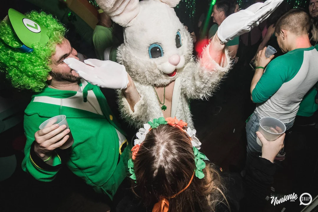Nonsense Dance Party - St Pats Kickoff! Things got ridiculous at The Basement! Kimber was the DJ! Photos by Oh Snap!