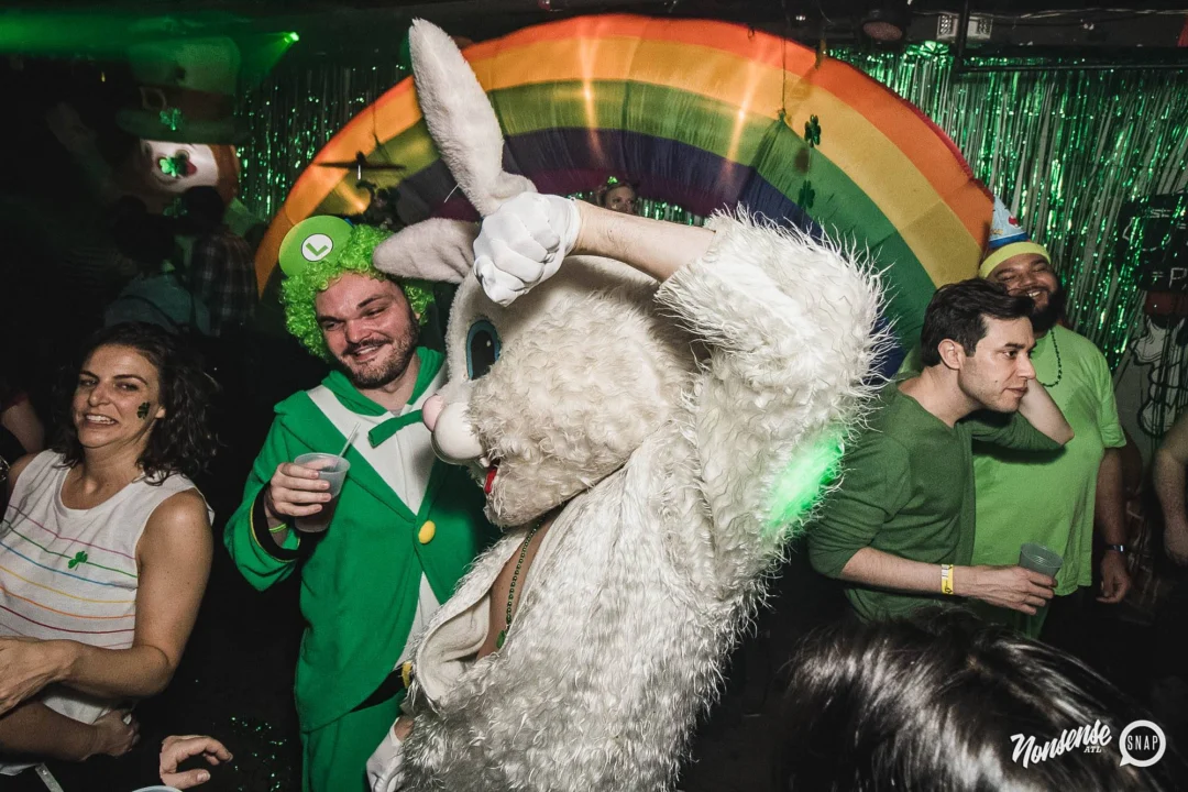 Nonsense Dance Party - St Pats Kickoff! Things got ridiculous at The Basement! Kimber was the DJ! Photos by Oh Snap!