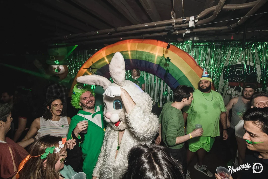 Nonsense Dance Party - St Pats Kickoff! Things got ridiculous at The Basement! Kimber was the DJ! Photos by Oh Snap!