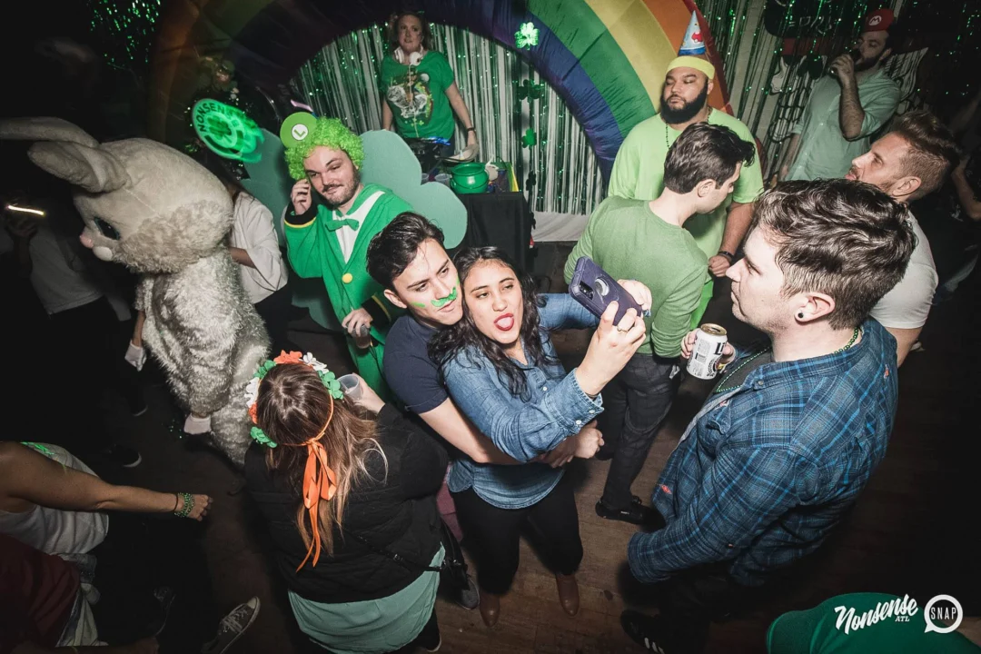 Nonsense Dance Party - St Pats Kickoff! Things got ridiculous at The Basement! Kimber was the DJ! Photos by Oh Snap!