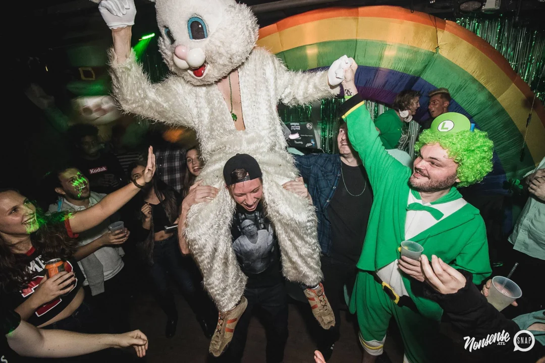 Nonsense Dance Party - St Pats Kickoff! Things got ridiculous at The Basement! Kimber was the DJ! Photos by Oh Snap!