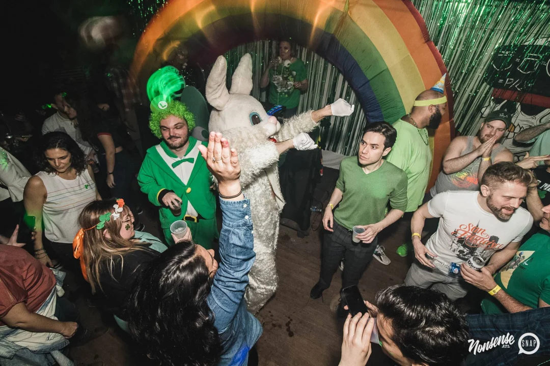 Nonsense Dance Party - St Pats Kickoff! Things got ridiculous at The Basement! Kimber was the DJ! Photos by Oh Snap!