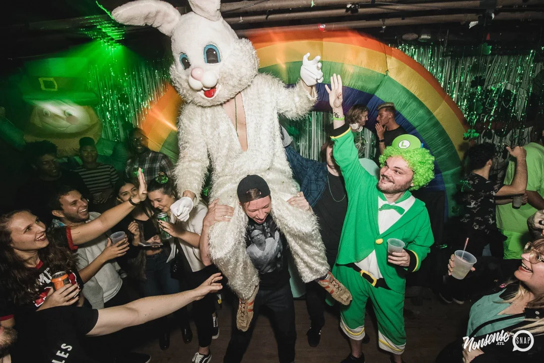 Nonsense Dance Party - St Pats Kickoff! Things got ridiculous at The Basement! Kimber was the DJ! Photos by Oh Snap!