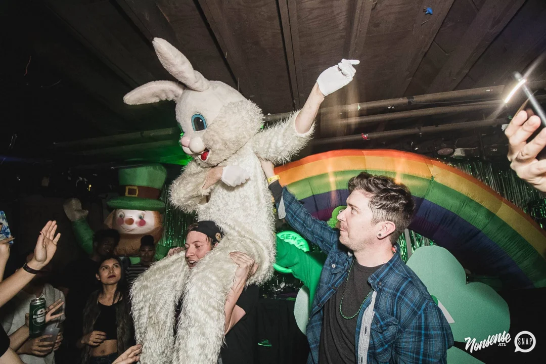 Nonsense Dance Party - St Pats Kickoff! Things got ridiculous at The Basement! Kimber was the DJ! Photos by Oh Snap!