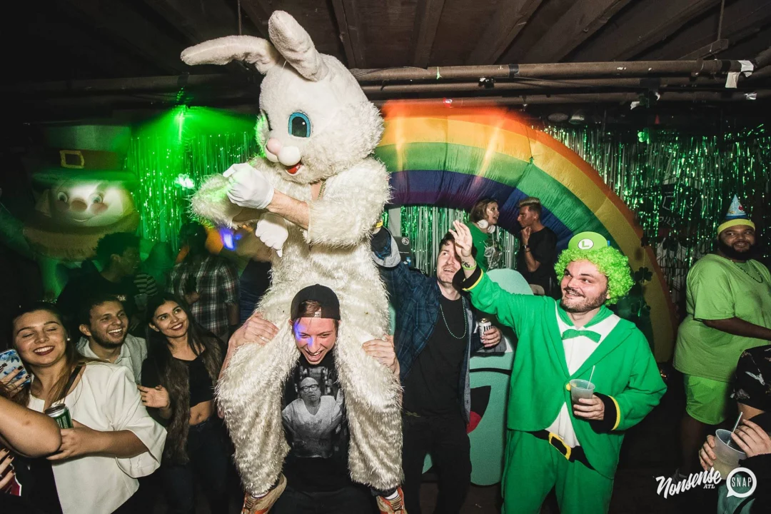 Nonsense Dance Party - St Pats Kickoff! Things got ridiculous at The Basement! Kimber was the DJ! Photos by Oh Snap!