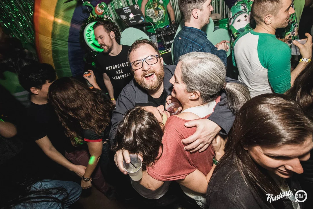Nonsense Dance Party - St Pats Kickoff! Things got ridiculous at The Basement! Kimber was the DJ! Photos by Oh Snap!