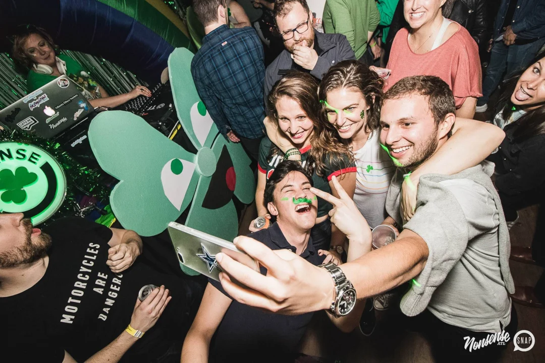 Nonsense Dance Party - St Pats Kickoff! Things got ridiculous at The Basement! Kimber was the DJ! Photos by Oh Snap!