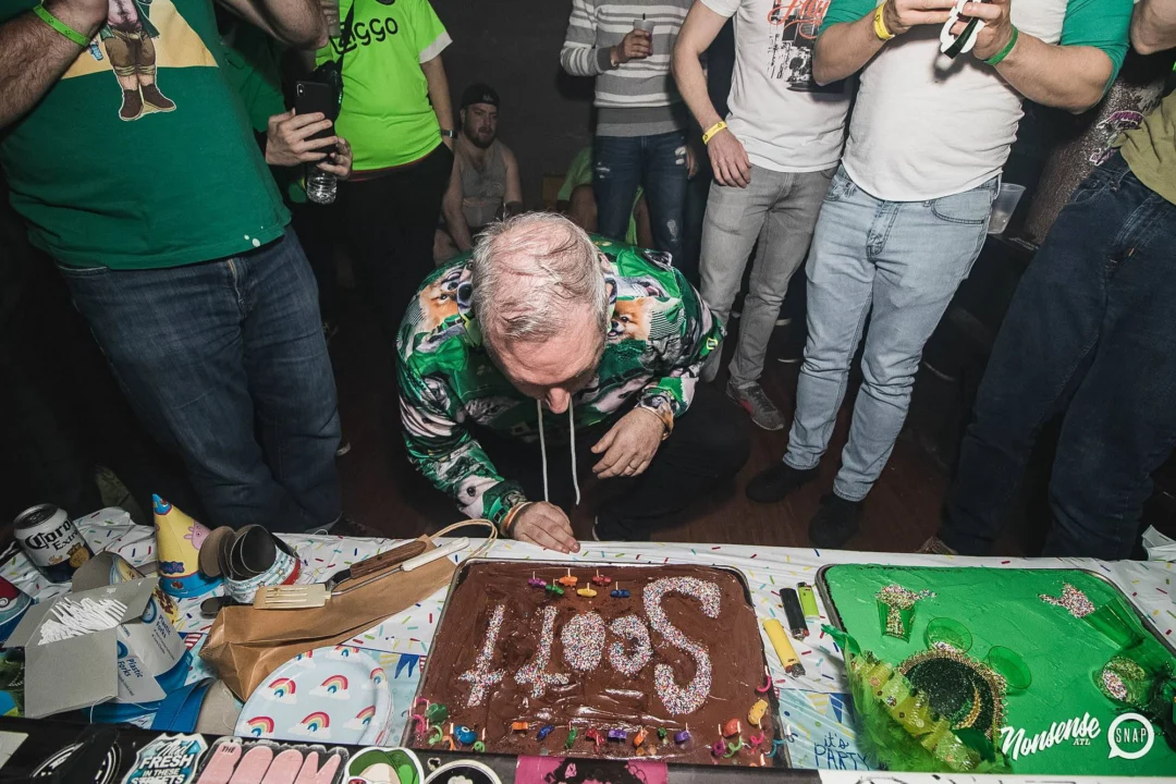 Nonsense Dance Party - St Pats Kickoff! Things got ridiculous at The Basement! Kimber was the DJ! Photos by Oh Snap!