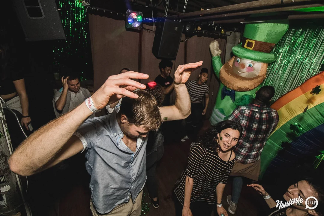 Nonsense Dance Party - St Pats Kickoff! Things got ridiculous at The Basement! Kimber was the DJ! Photos by Oh Snap!