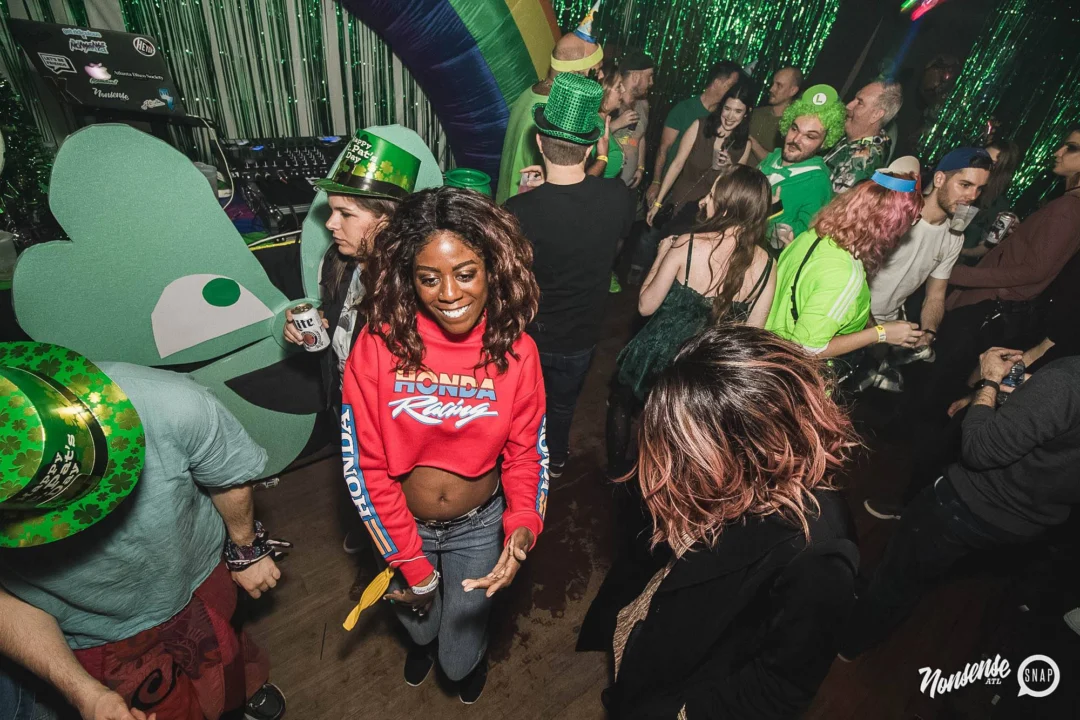 Nonsense Dance Party - St Pats Kickoff! Things got ridiculous at The Basement! Kimber was the DJ! Photos by Oh Snap!