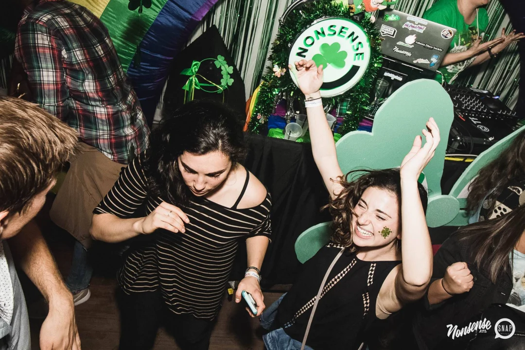 Nonsense Dance Party - St Pats Kickoff! Things got ridiculous at The Basement! Kimber was the DJ! Photos by Oh Snap!